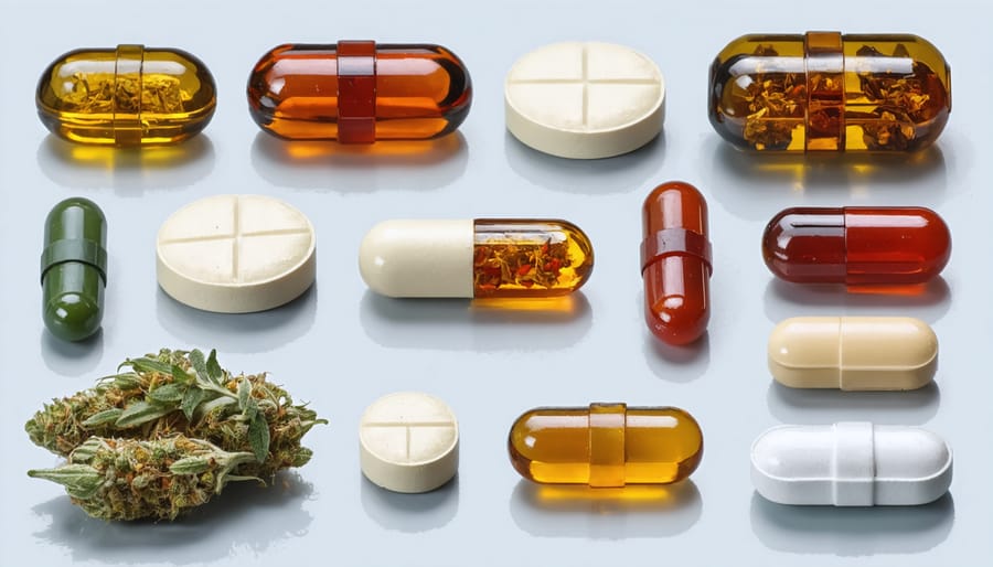 Various treatment options including pills, herbal supplements, and THC gummies